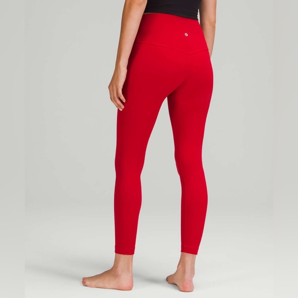 NWT Lululemon Align High-Rise Pant 25" Dark Red - Picture 2 of 9
